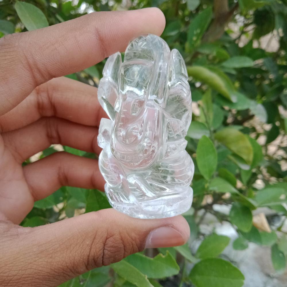 Crystal Ganesh - Color: Semi Transprent