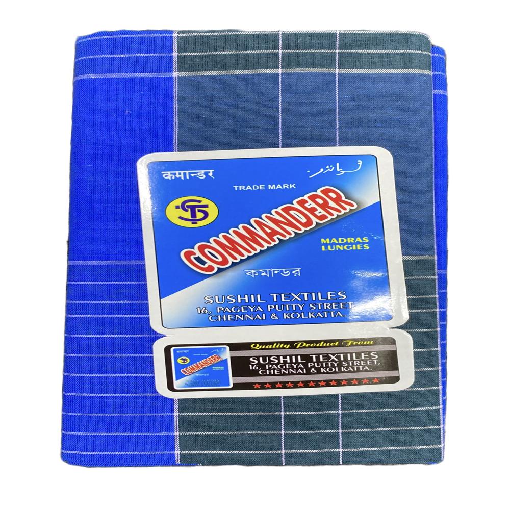  Commander Check Cotton Lungi