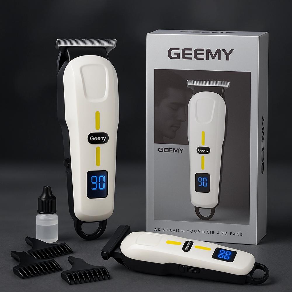 Geemy Gm-6661 Hair Trimmer - Color: White