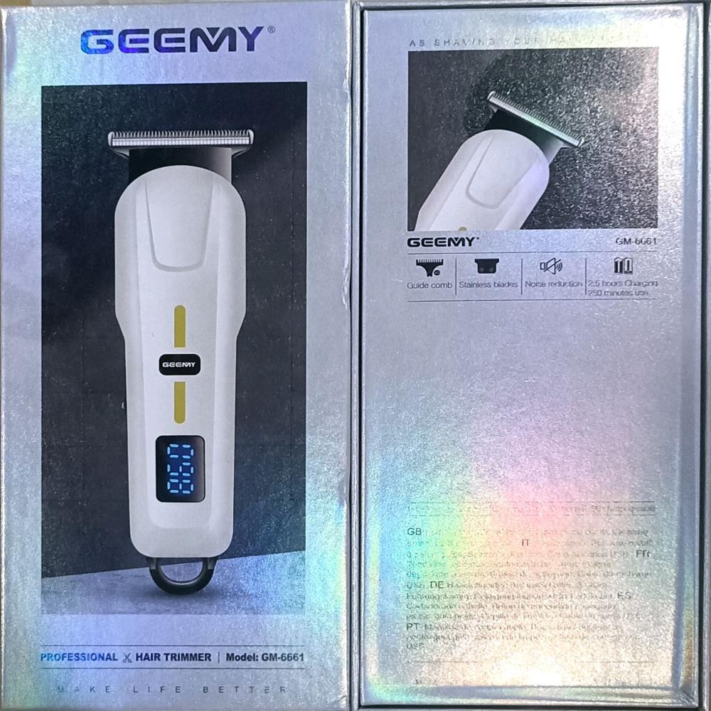 Geemy Gm-6661 Hair Trimmer - Color: White