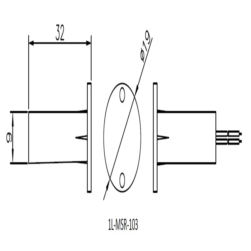 Recessed Mount Magnetic Contact