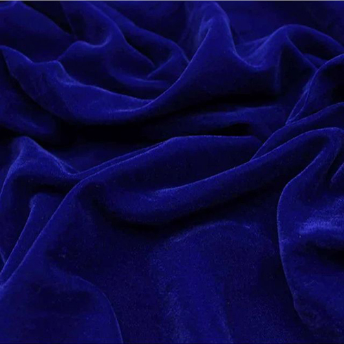Navy Blue Valvet Fabric