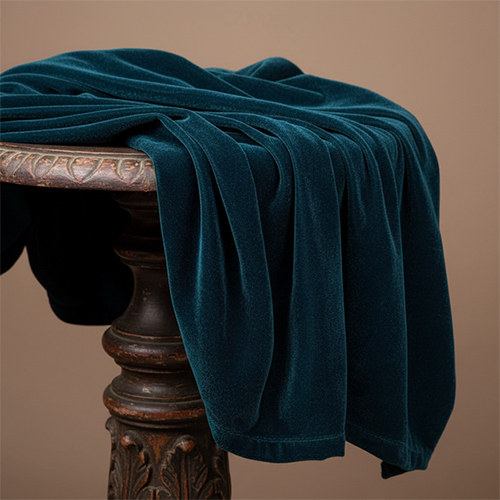 Rama Green Valvet Fabric