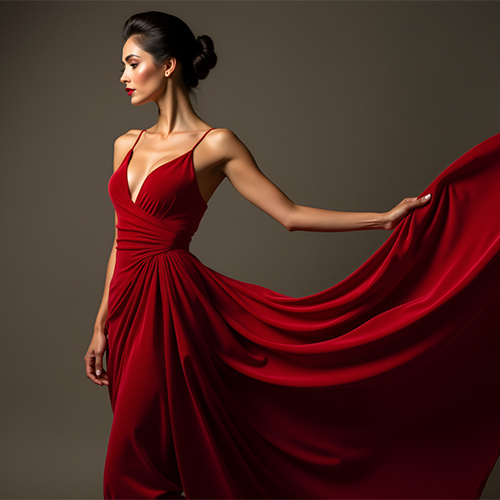 Red Valvet Fabric