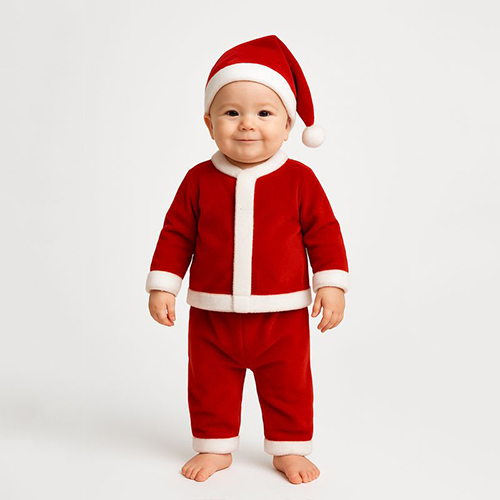 Santa Red Valvet Fabric