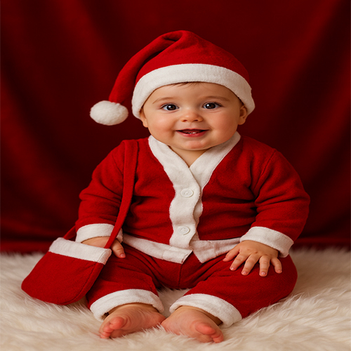 Santa Red Valvet Fabric