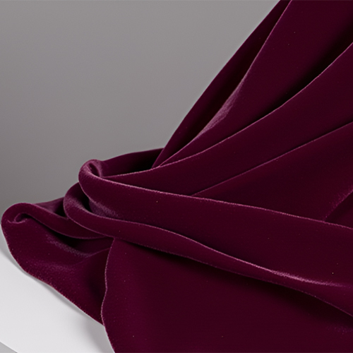Wine Red Valvet Fabric