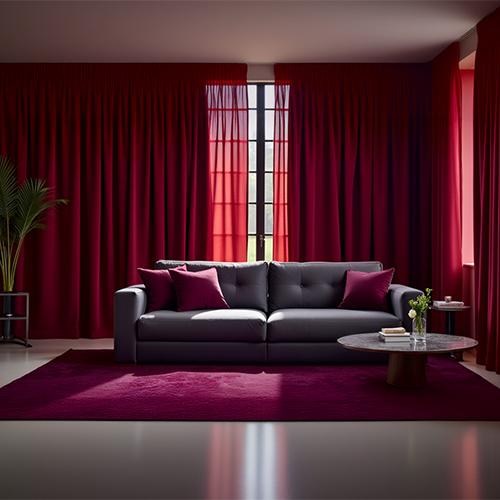 Wine Red Valvet Fabric