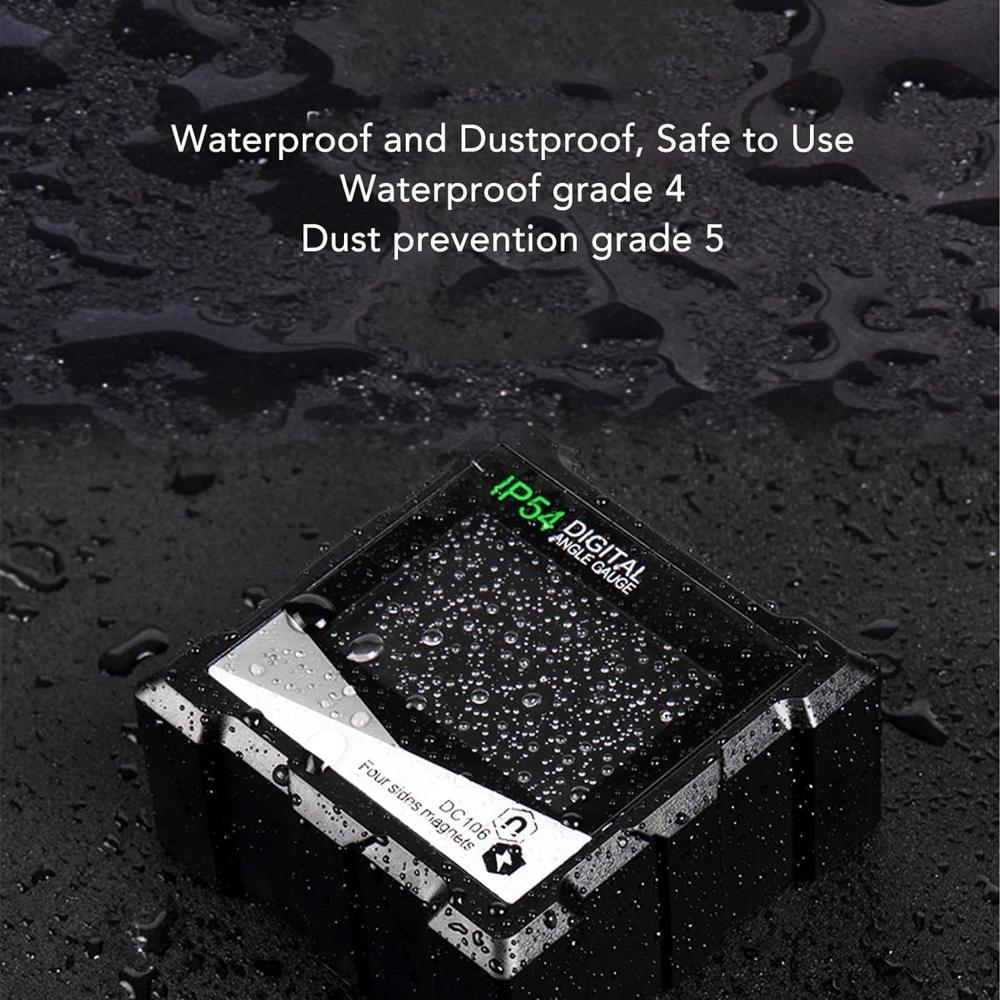 True Sense Digital Protractor, Magnetic Level Box Angle Measuring Gauge Inclinometer, DC106