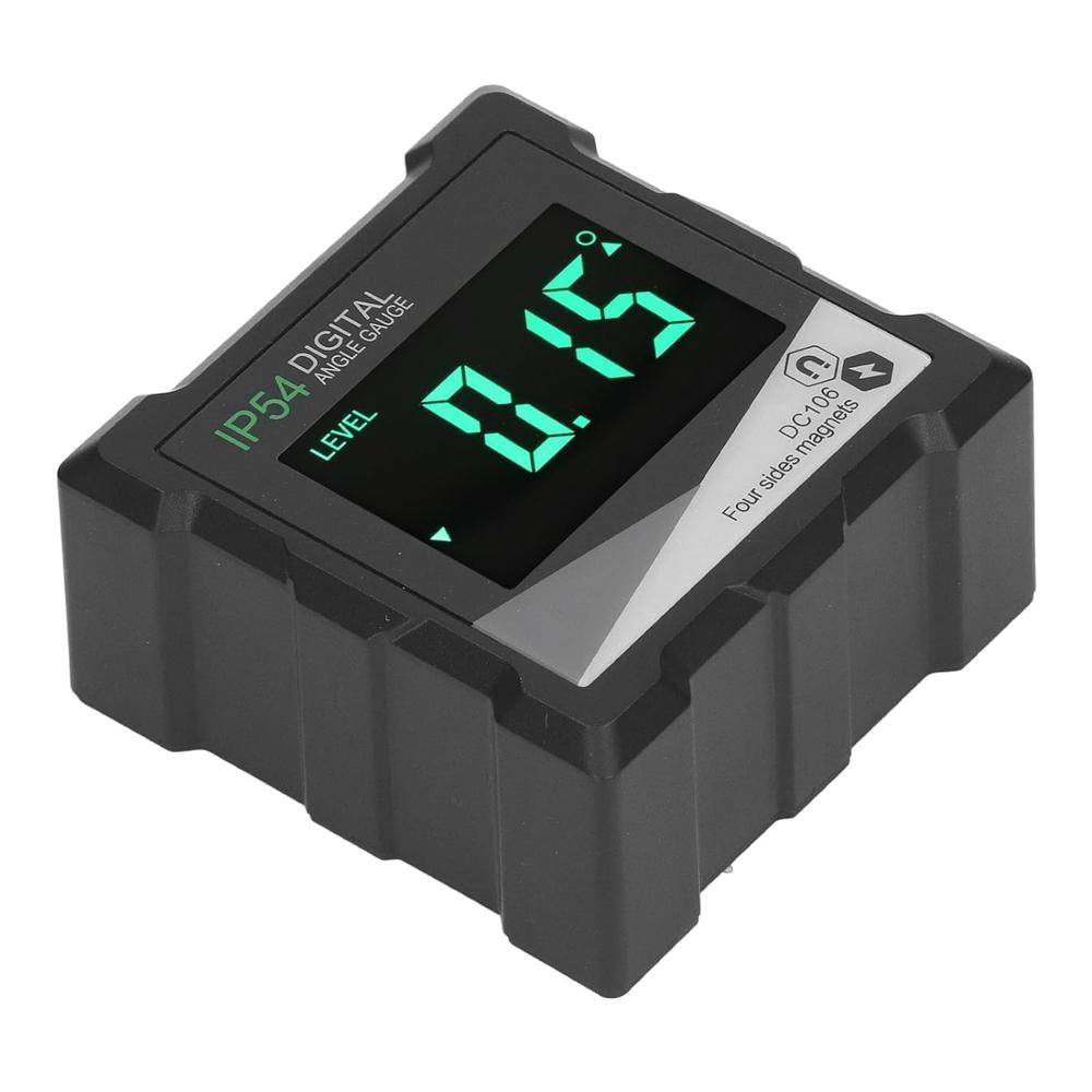 True Sense Digital Protractor, Magnetic Level Box Angle Measuring Gauge Inclinometer, DC106