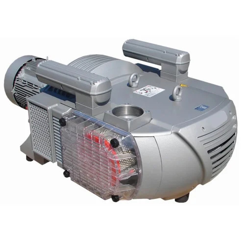 Gray 2 Cfm Flow Rate Mild Steel 220 Volt 50 Hertz Rotary Vane Vacuum Pump