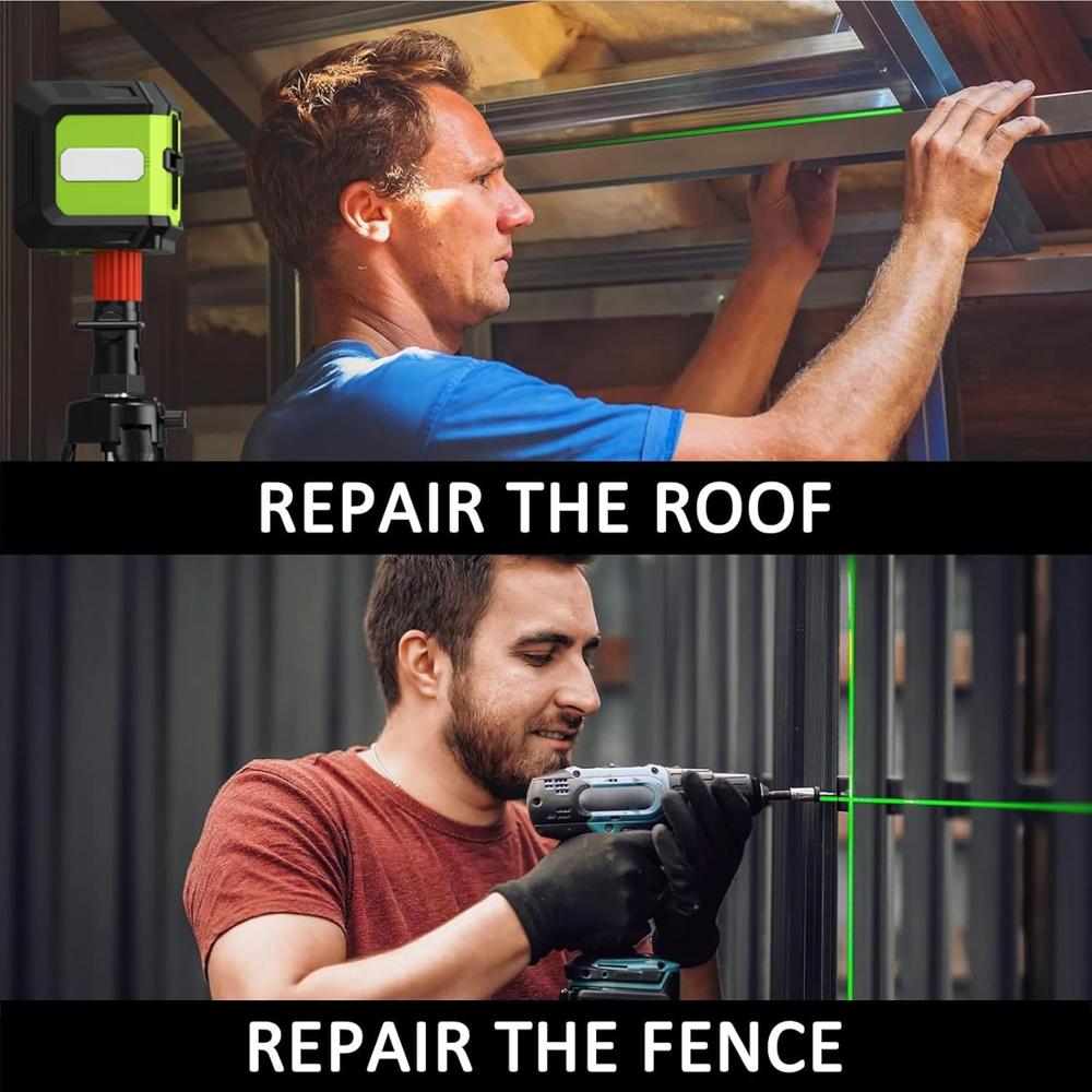 True Sense Laser Level High Precision Green Light 2 Lines , LL-01