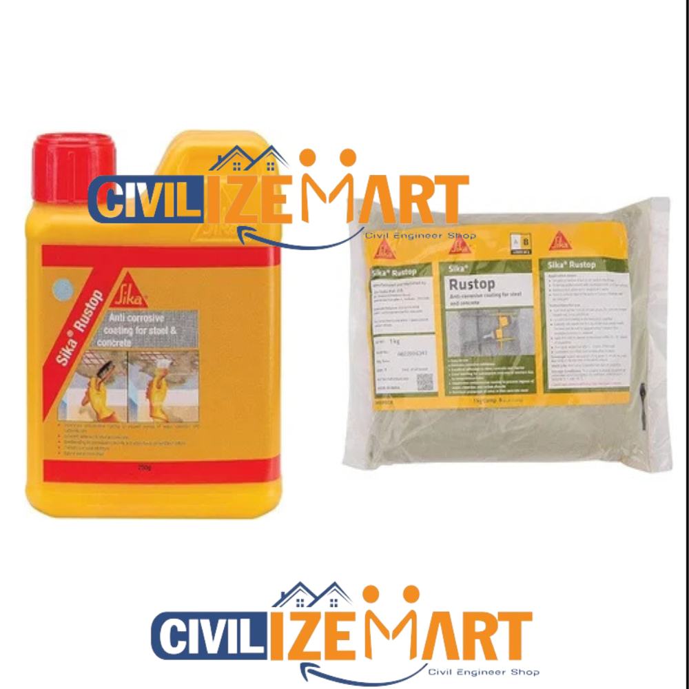 Sika Rustop -1.25 Kg Waterproofing Coating - Application: Steel Surface
