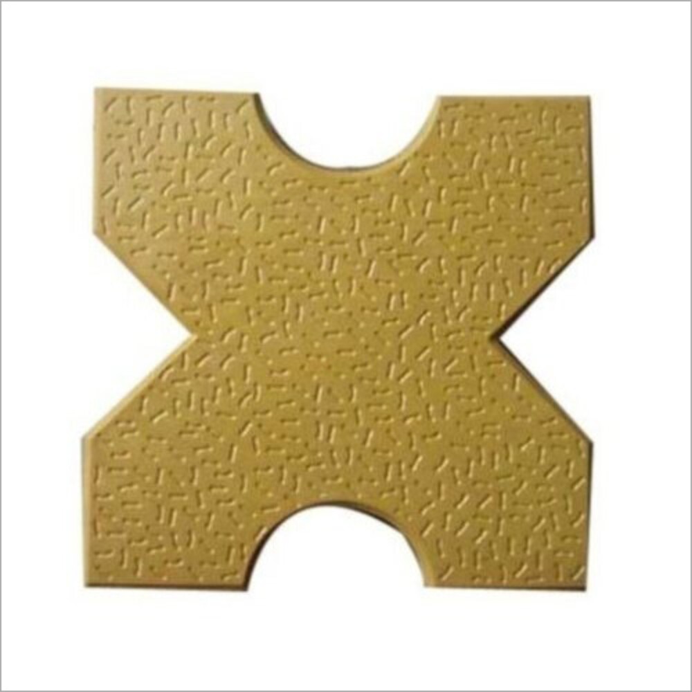 Garden Interlock Paver Block - Color: Yellow