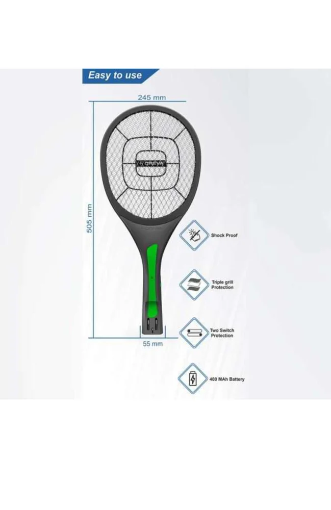 Oreva Ormr-057 Mosquito Racket. - Duration: 4 Hours