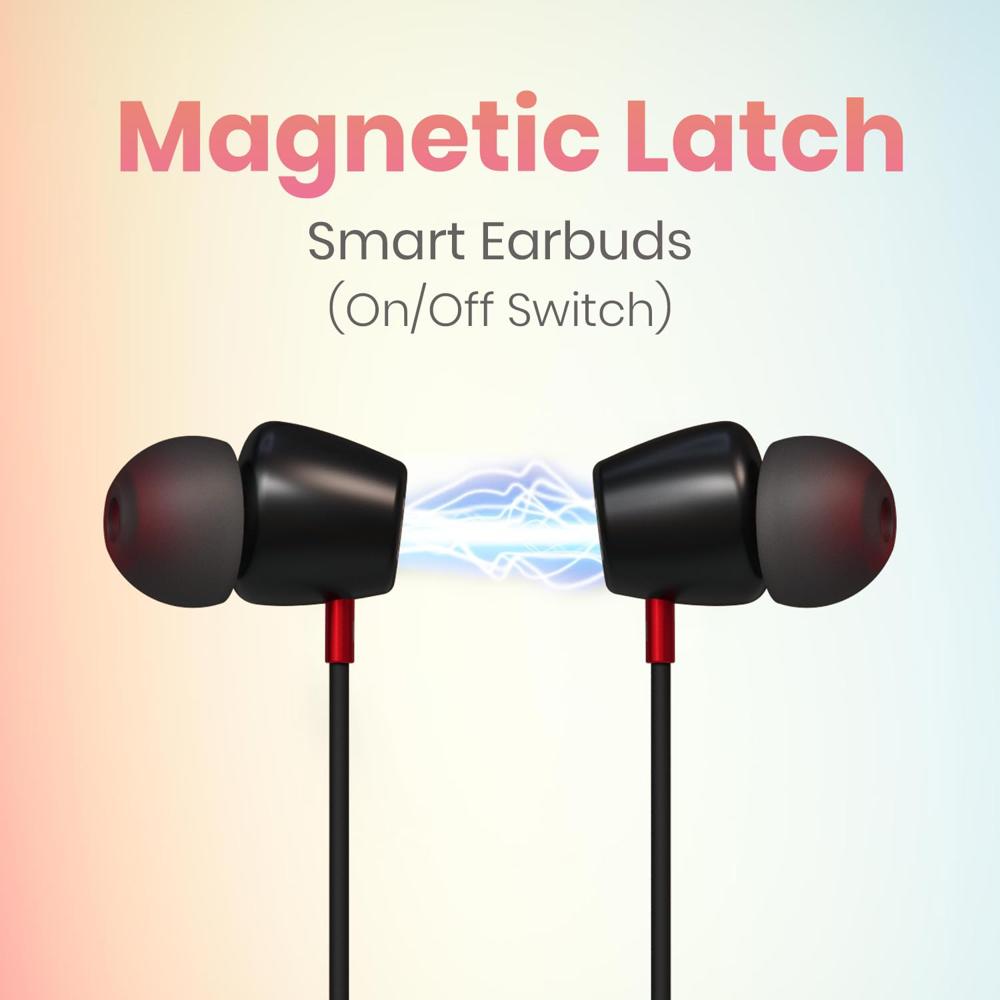Portronics Harmonics Z11 Bluetooth Wireless in Ear Earphones with Upto 35 Hours Playback & Magnetic