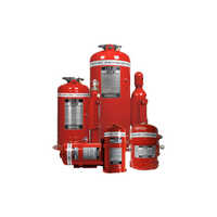 Tyco Fire Suppression System - Stainless Steel, Red, 10-150l Capacity | Automatic Thermal Sensor, Smoke Detection, Class A/b/c