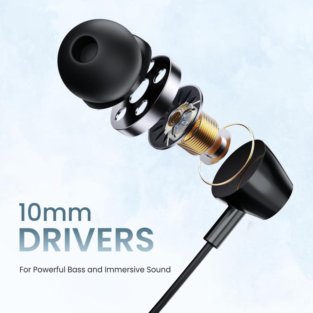 Portronics Harmonics Z7 Bluetooth Wireless in Ear Earphones with Upto 40 Hours