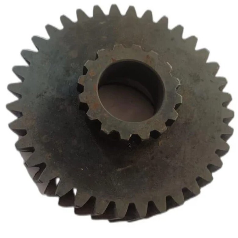 Machine Gear - Mild Steel, 70 Hrc Hardness, 36 Teeth, Round Shape | Black Color, High Psi Pressure, Painted Surface Treatment