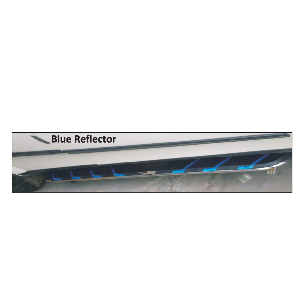 Blue Reflector Car Side Footstep