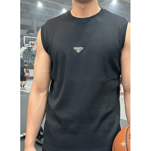 01_Men's Black Color Waist T Shirt