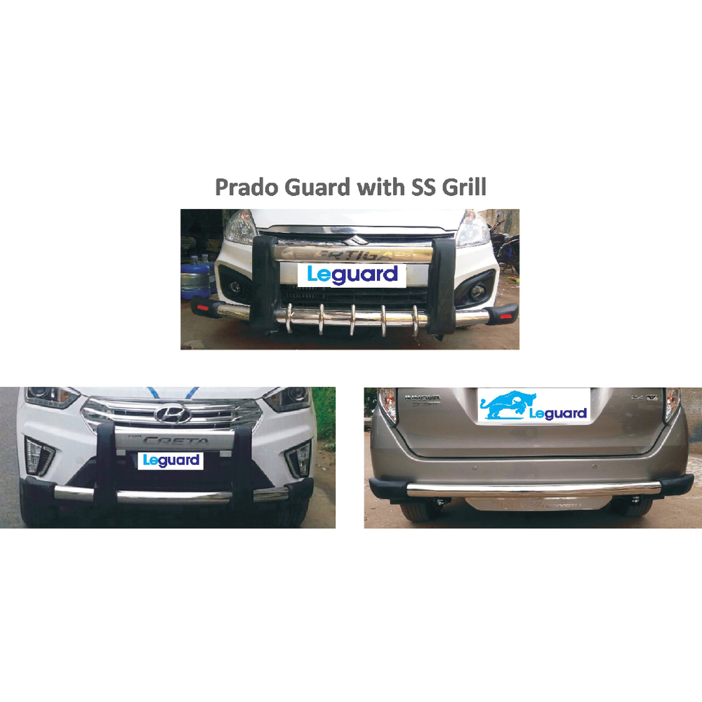 Leguard Prado Car Guard Set With SS Grill