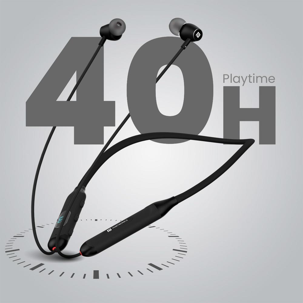 Portronics Harmonics Z8 Bluetooth Wireless in Ear Earphones with 40H Playback