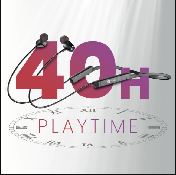 Portronics Harmonics Z9 Metallic Finish | Game/Music Model | Type C Fast Charging | Dual Pairing