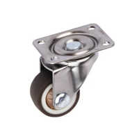 U223P TPR Puff Single Castor Wheel