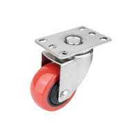 U321 SS304 PU Heavy Duty Single Castor Wheel