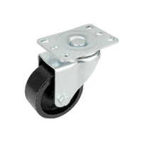 U338 75mm Heavy Duty Iron Single Castor Wheel