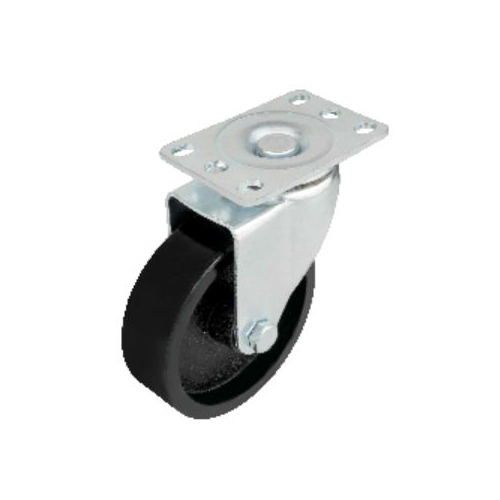 U341 100mm Heavy Duty Iron Single Castor Wheel