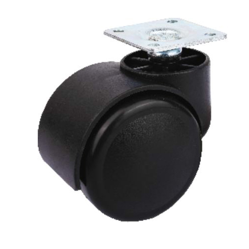 U32 Plate Twin Wheel Castor