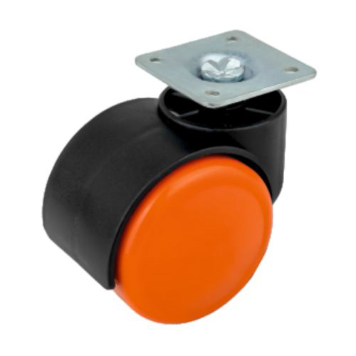 U89 Plate Twin Castor Wheel