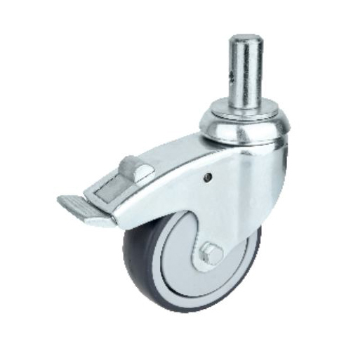 U349 100mm TPR Heavy Duty Castor Wheel With Break