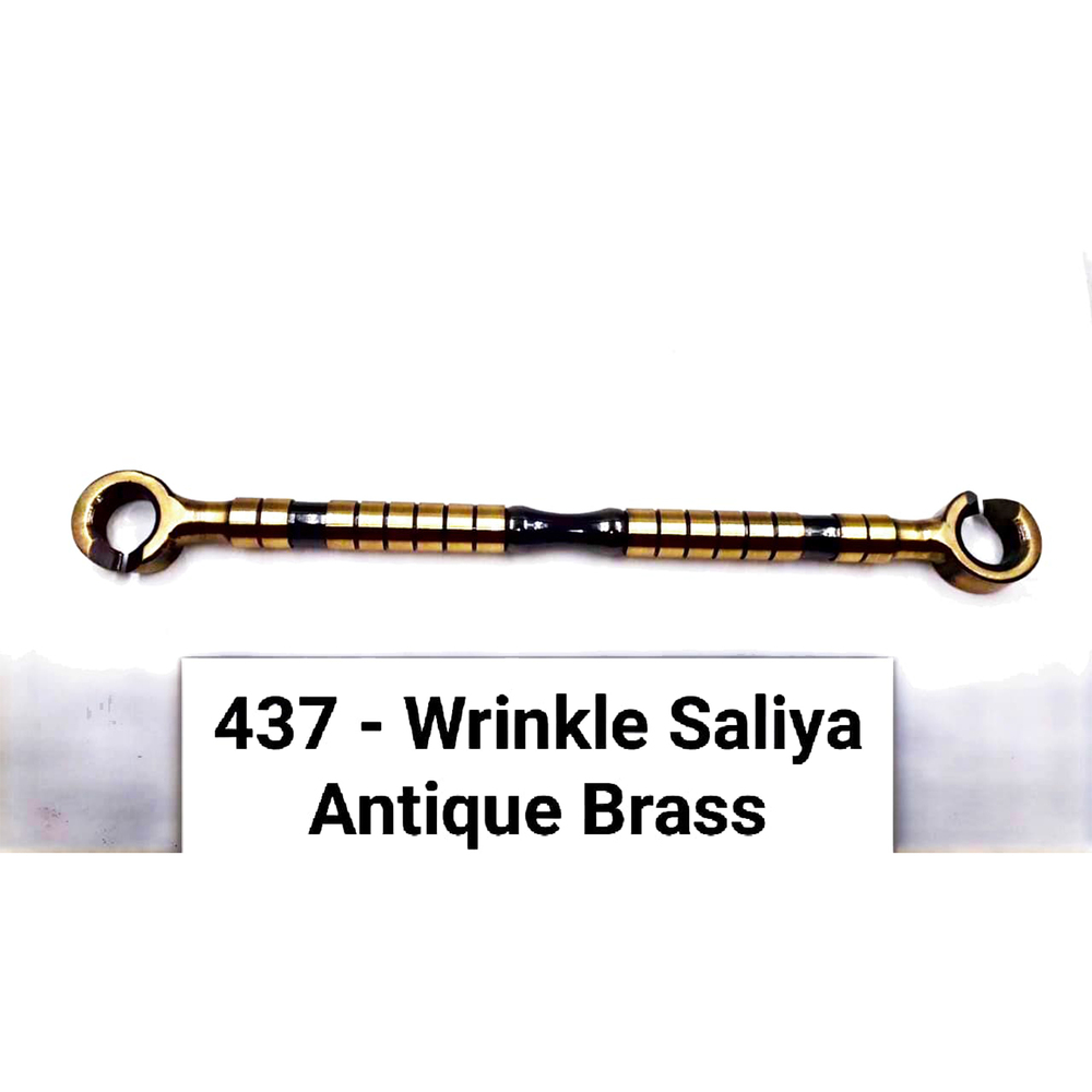 437 Antique Brass Wrinkle Jhula Saliya