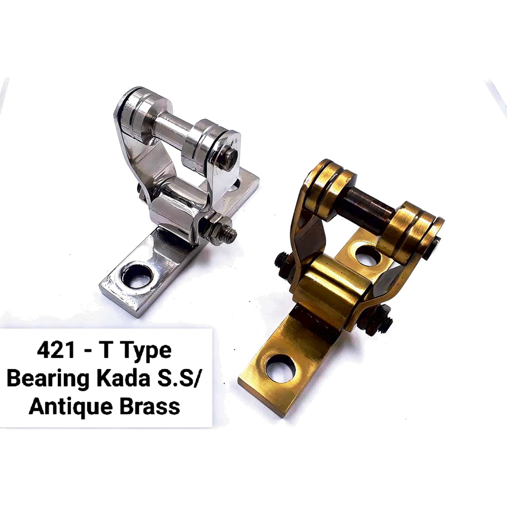SS421 T Type Antique Brass Bearing Kada