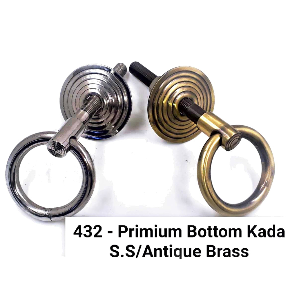 432 Premium Antique Brass Bottom Kada
