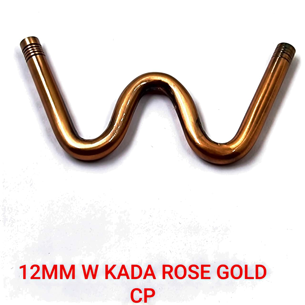 12mm Rose Gold W Hook