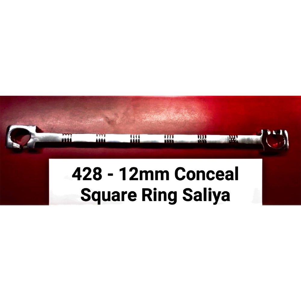 SS428 12mm Conceal Square Ring Jhula Saliya