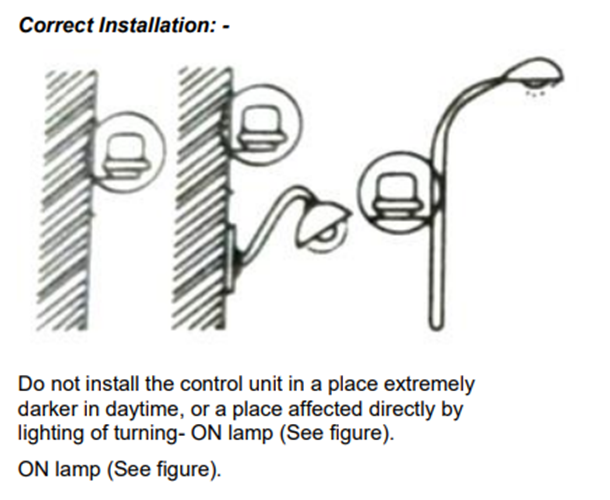 Photocell Day Night Sensor 10 AMP 