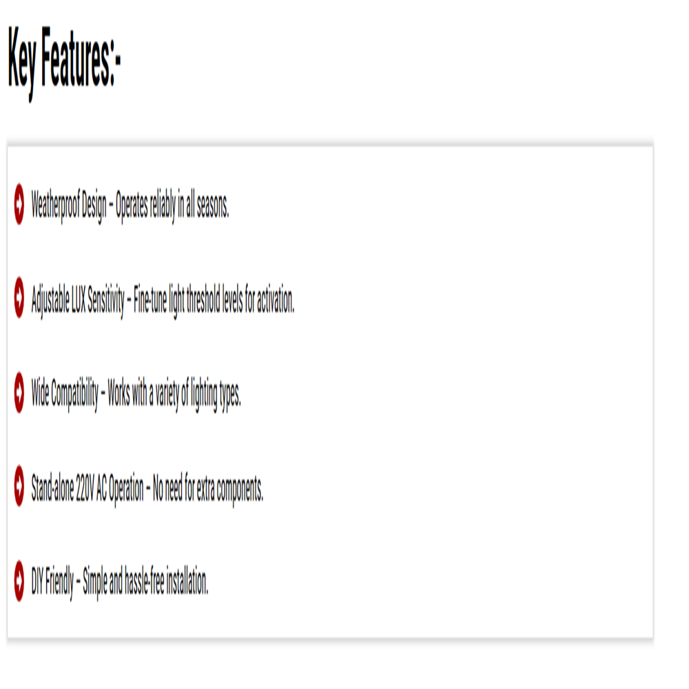 Day Night LDR Sensor 7 AMP 