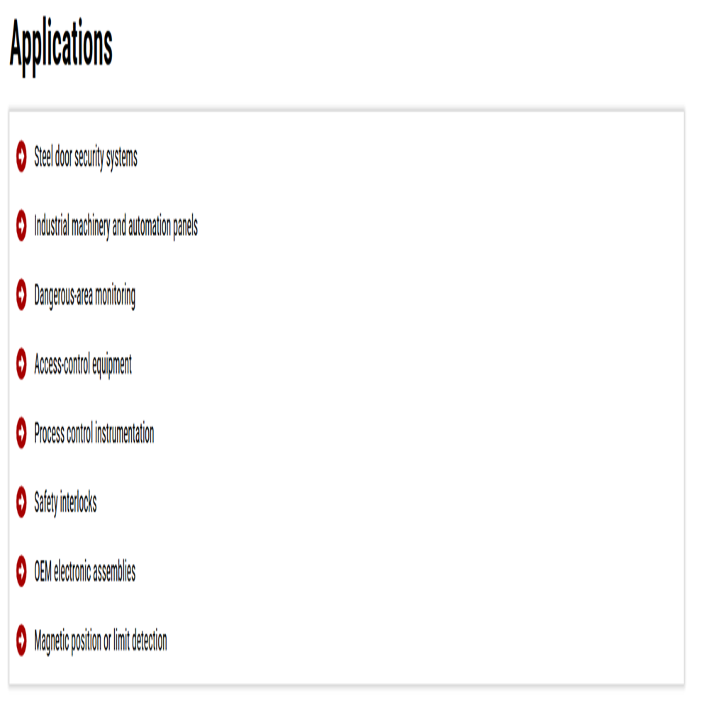 Rugged Aluminium Housing Magnetic Reed Swith 