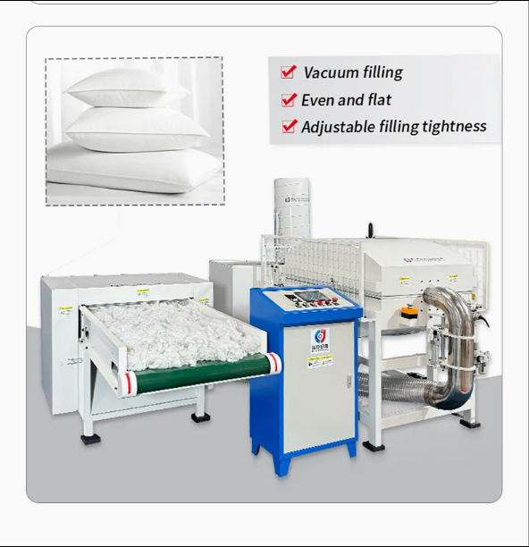 Automatic Cushion Stuffing and Cotton Polyester Fiber Opening Carding Opener Textile Pillow Filling Machine