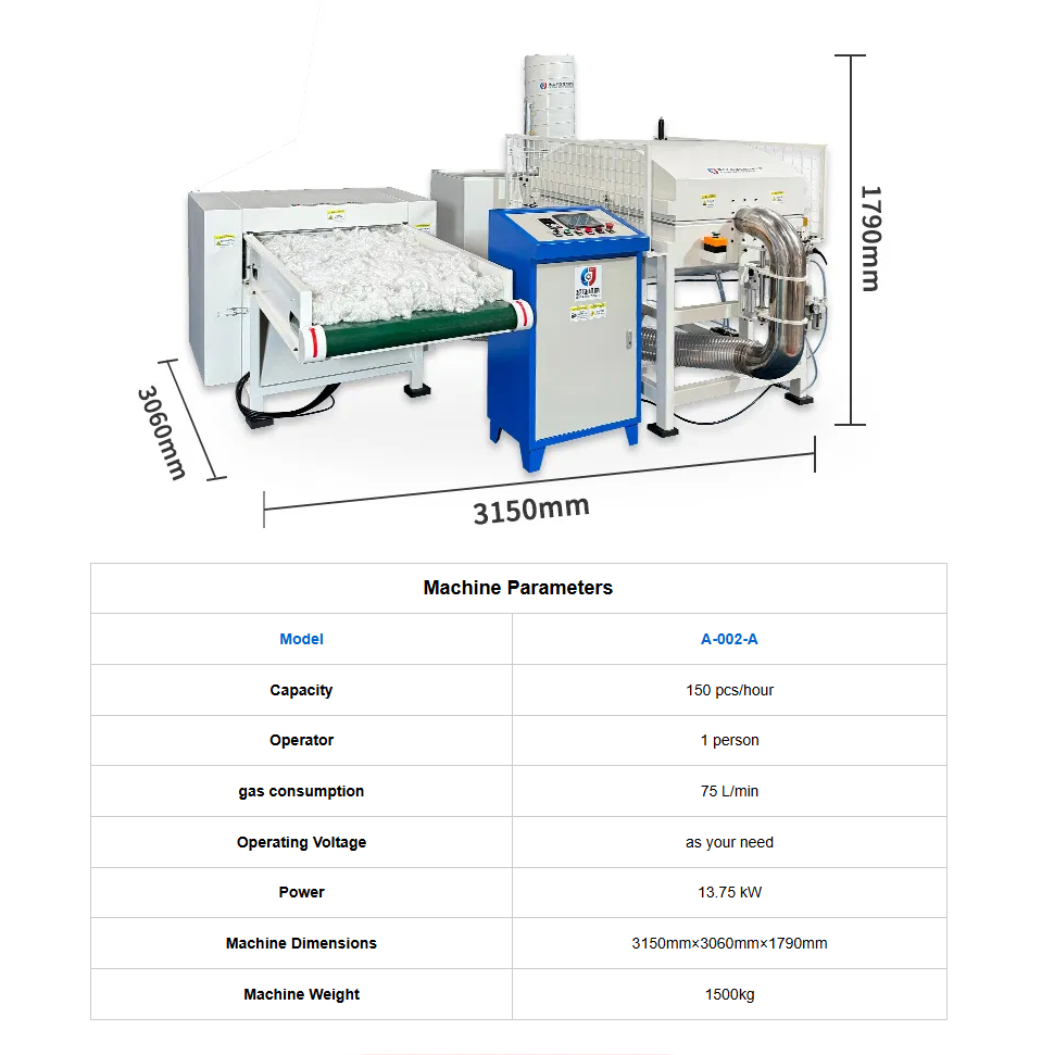 Automatic Cushion Stuffing and Cotton Polyester Fiber Opening Carding Opener Textile Pillow Filling Machine