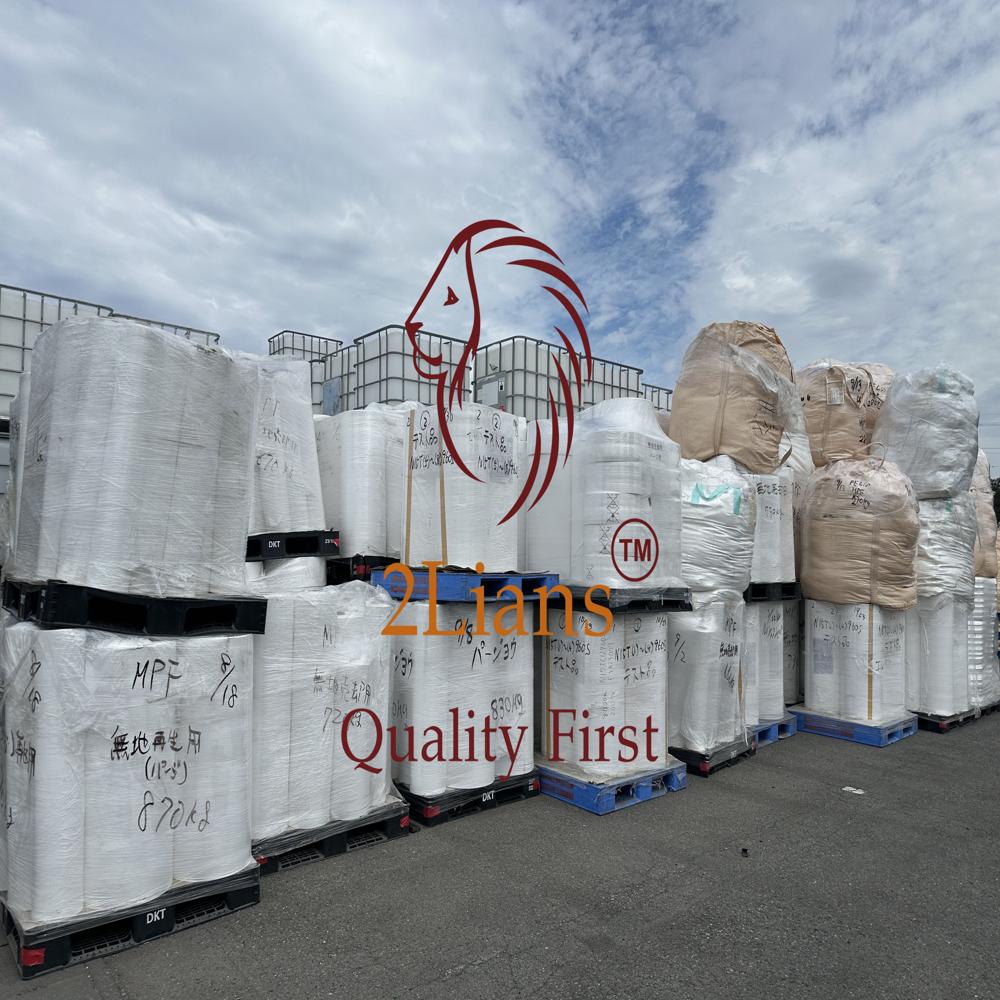 LDPE film roll and cutting rolls in white