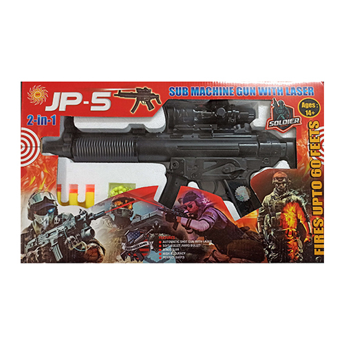 JP5 2 In 1 Sub Machine Gun With Laser