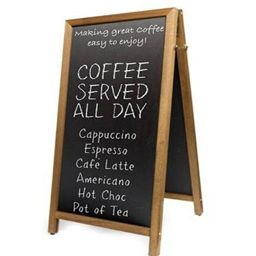 Black Board With Stand