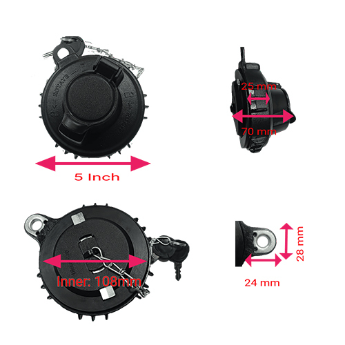 Diesel Tank Cap With Lock