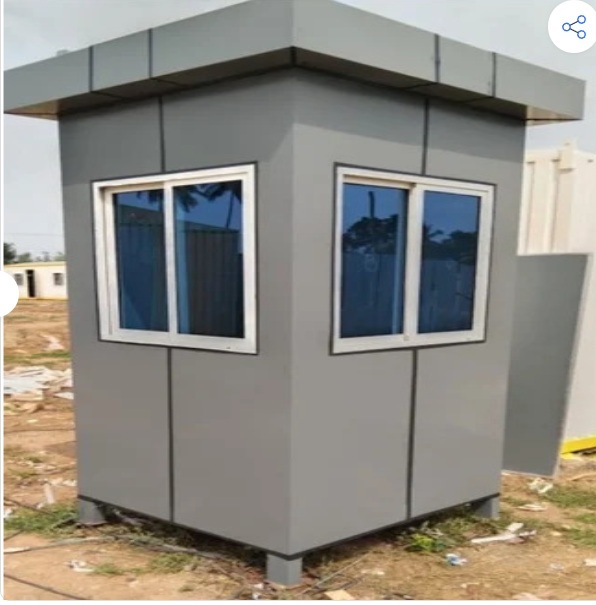 Portable Security Cabin - Color: White
